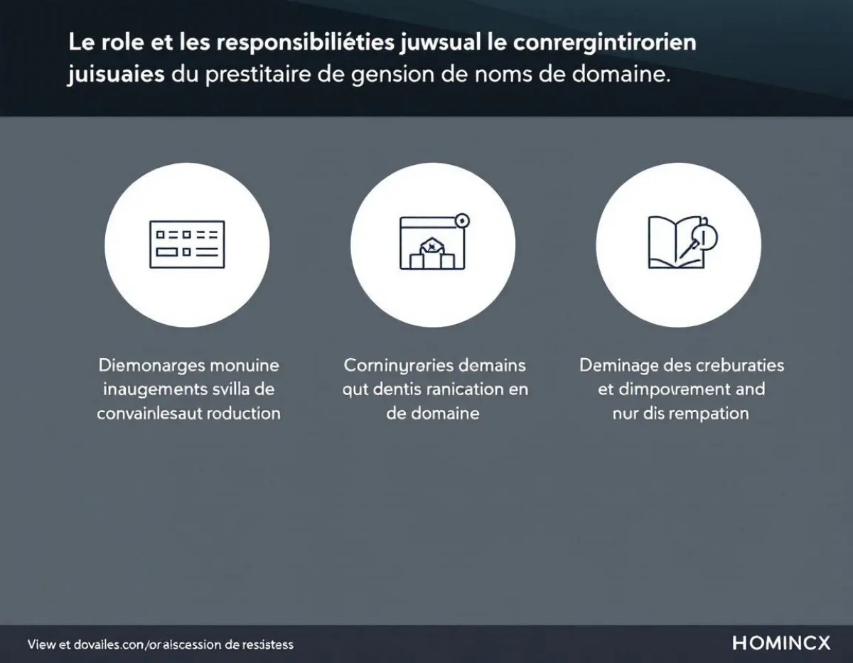 Le rôle et les responsabilités juridiques du prestataire de gestion de noms de domaine