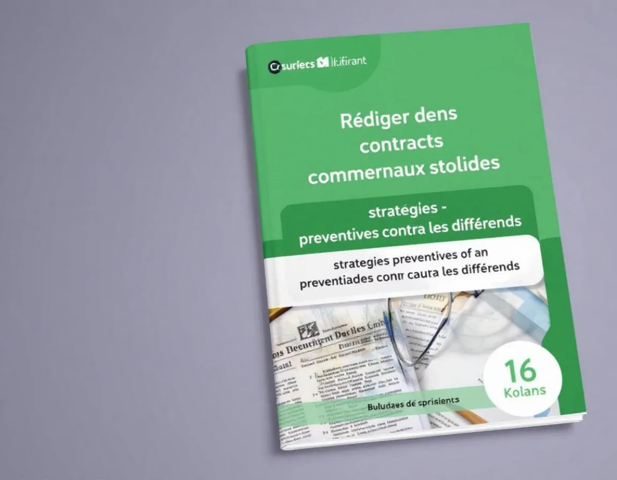 Rédiger des contrats commerciaux solides : stratégies préventives contre les différends