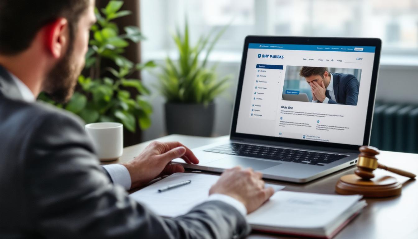 Litiges avec votre BNP compte en ligne : procédures légales